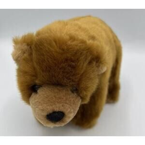 Ganz Brown Bear Plush 7in Realistic Wildlife Cuddly And Soft Toy